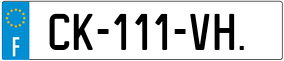 Truck License Plate