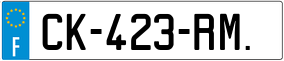 Truck License Plate