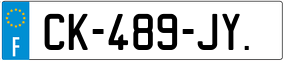 Truck License Plate