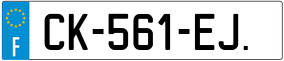 Truck License Plate