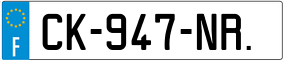 Truck License Plate