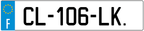 Truck License Plate