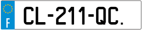 Truck License Plate