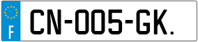 Truck License Plate