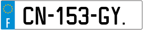 Truck License Plate