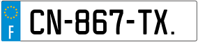 Truck License Plate