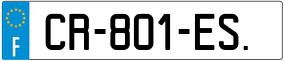 Truck License Plate