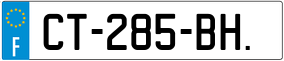 Truck License Plate