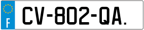 Truck License Plate