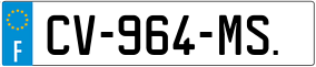Truck License Plate