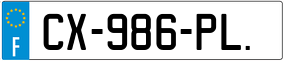 Truck License Plate