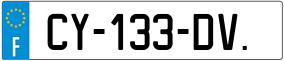 Truck License Plate