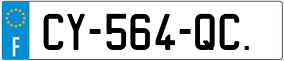 Truck License Plate