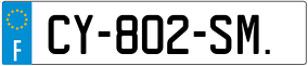 Truck License Plate