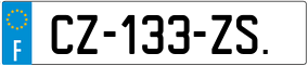 Truck License Plate