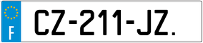 Truck License Plate