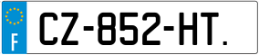 Truck License Plate