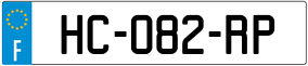 Truck License Plate
