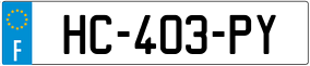 Truck License Plate