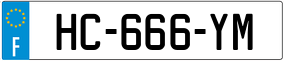 Truck License Plate