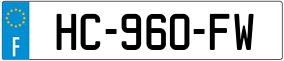 Truck License Plate