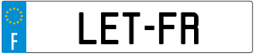 Truck License Plate