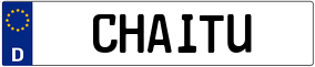 Truck License Plate