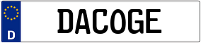 Truck License Plate