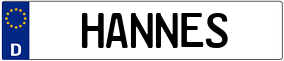 Truck License Plate