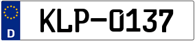 Truck License Plate