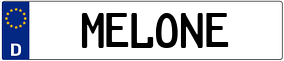 Truck License Plate