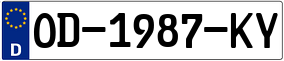 Truck License Plate