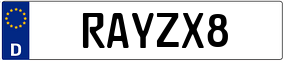 Truck License Plate