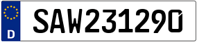 Truck License Plate