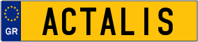 Truck License Plate