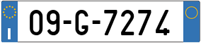 Truck License Plate