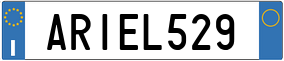 Truck License Plate