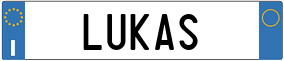 Truck License Plate