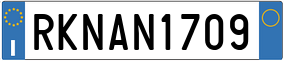 Truck License Plate
