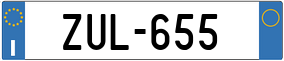 Truck License Plate