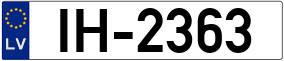 Truck License Plate