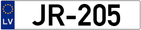 Truck License Plate