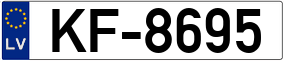 Truck License Plate