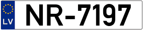 Truck License Plate