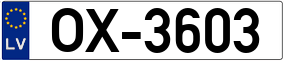Truck License Plate