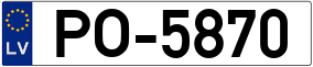 Truck License Plate