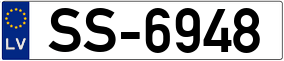 Truck License Plate