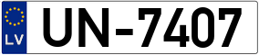 Truck License Plate
