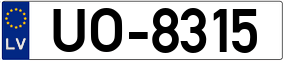 Truck License Plate
