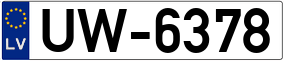 Truck License Plate